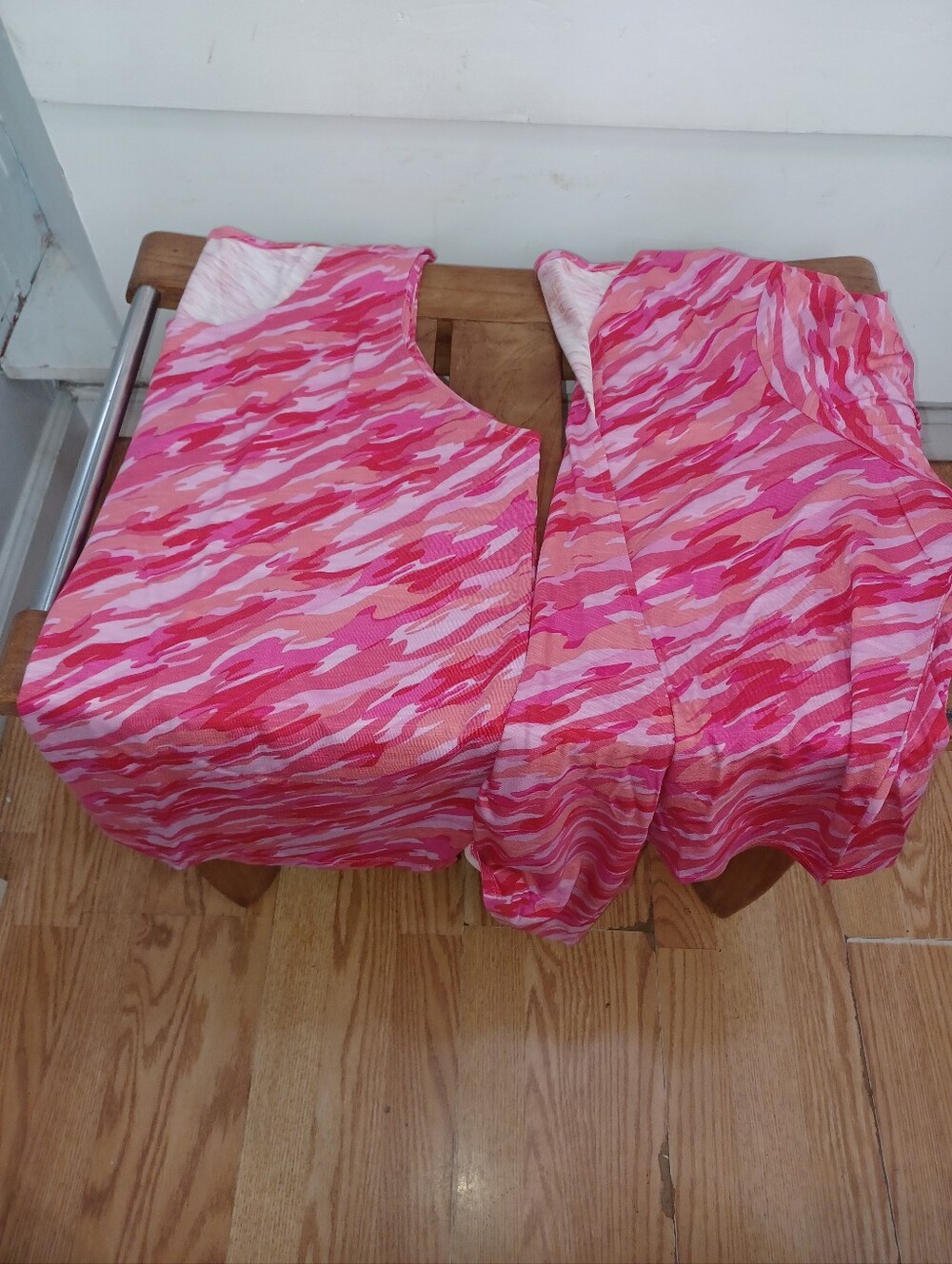 Belle by Kim Gravel Pink Camo-Print Tank Top
